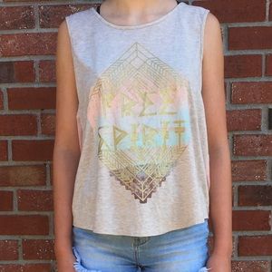 ‘free spirit’ Pink Tank Top